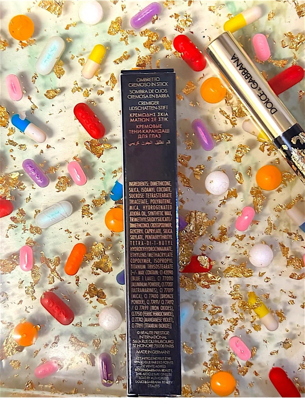 Dolce & Gabbana 3 Pc INTENSEYES Creamy Eyeshadow The Brow Liner Matte Lipstick